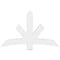 Ekena Millwork Alberta Architectural Grade PVC Gable Bracket, 60"W x 37 1/2"H x 4"D x 6"F, 15/12 Pitch GBP060X38X0406ALB00 - alternate 3